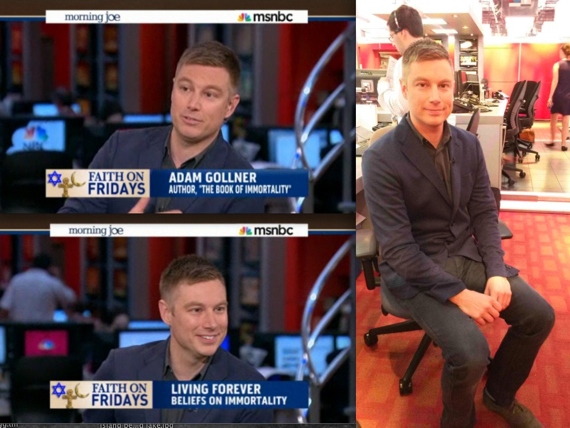 Adam Gollner Live on NBC s Morning Joe